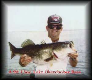 Walt Reynolds with Lake Okeechobee 9# 15 oz Bass
