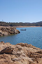 TERRAIN OFTEN PLAYS a role in a given pattern. Noting the specific depth where a bite comes can be more tricky on bluffs than in the shallow flats. TERRAIN OFTEN PLAYS a role in a given pattern. Noting the specific depth where a bite comes can be more tricky on bluffs than in the shallow flats.