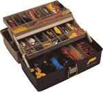 Picture of a fold-out tacklebox