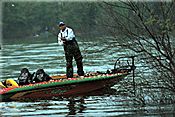 Bass fishing
