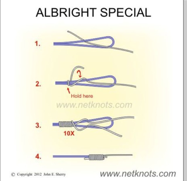 Knot For Tying Braid to Leader - Fishing Rods, Reels, Line, and Knots ...