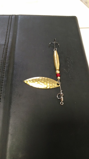How To Make Your Own IN-LINE SPINNERS For TROUT 