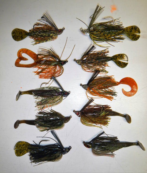 Swim jigs and paddle tails in ultra clear water. - Fishing Tackle