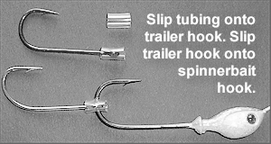 Surgical tubing trailer hook keepers - Fishing Tackle - Bass
