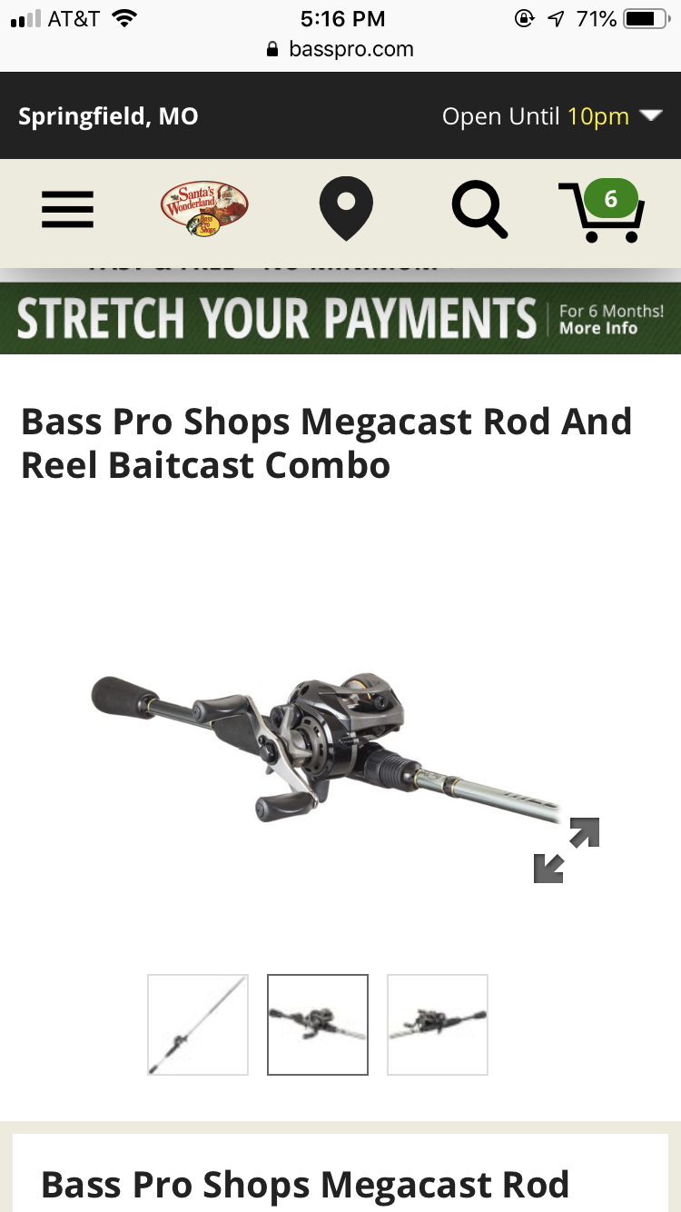 Bass Pro Megacast Baitcast Combo - Fishing Rods, Reels, Line, and Knots -  Bass Fishing Forums