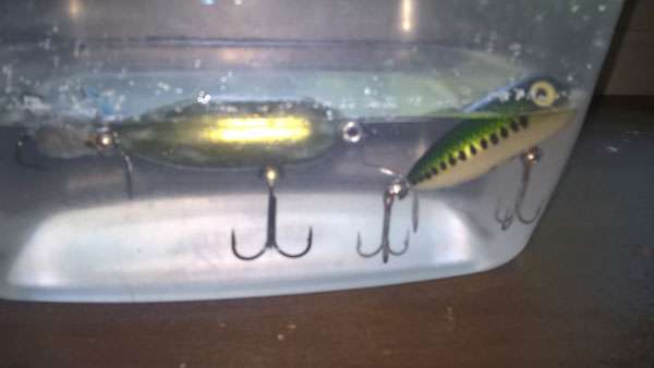 Heddon Baby Torpedo Bass Fishing Topwater Lure Green Sunfish