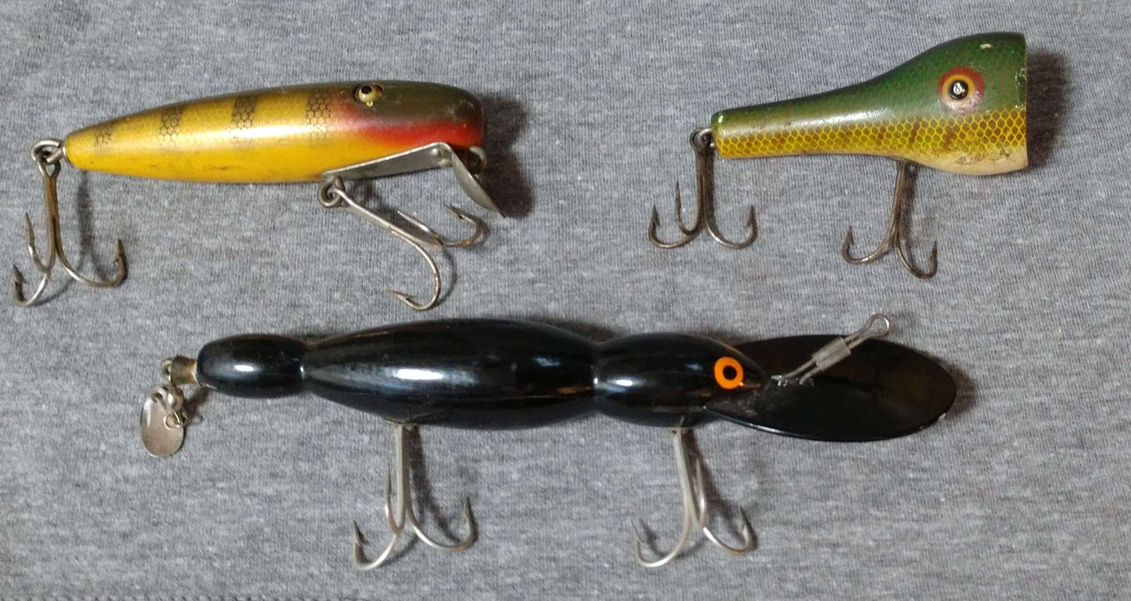 Help with ID old wood lures - Fishing Tackle - Bass Fishing Forums
