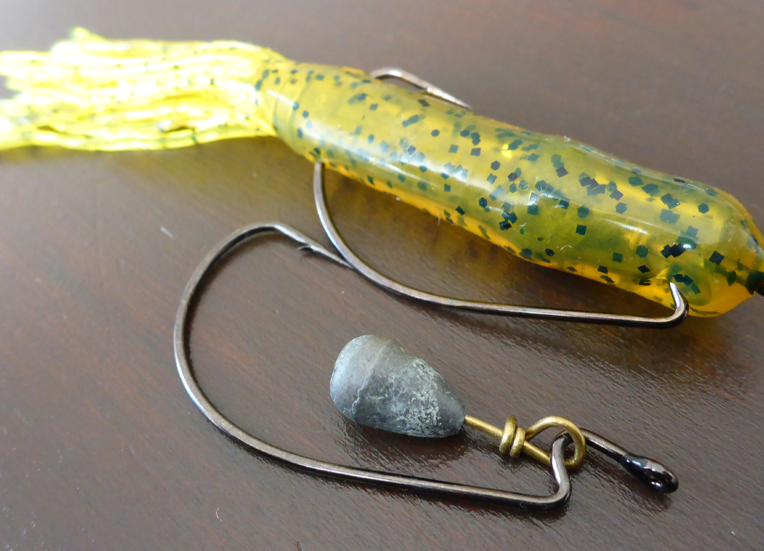 How to rig WEEDLESS  How to: Weedless Texas Rig with our EWG