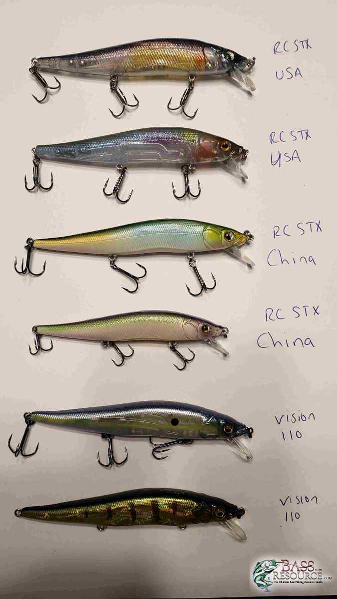 Jerkbait Comparison