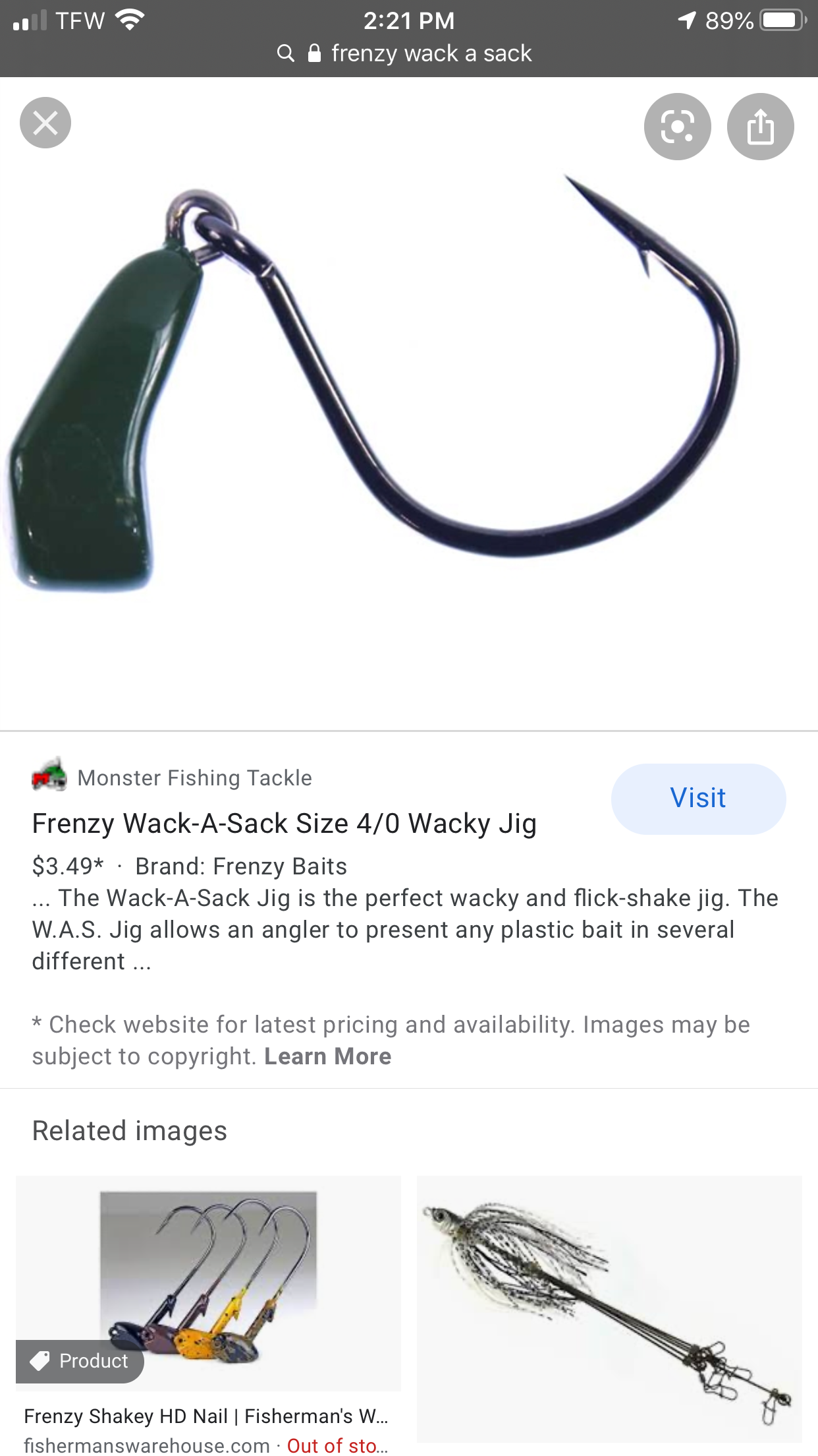 Jika rig for wacky use? - Fishing Tackle - Bass Fishing Forums