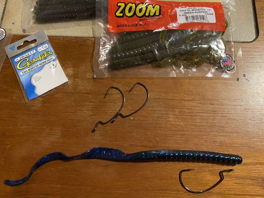 Zoom Ol Monster Magnum Worms - Fishing Tackle - Bass Fishing Forums