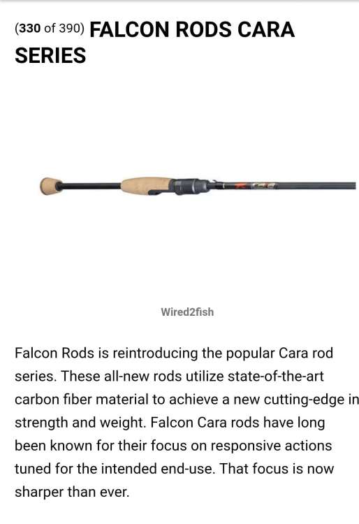New Falcon Cara coming soon. - Fishing Rods, Reels, Line, and Knots - Bass  Fishing Forums