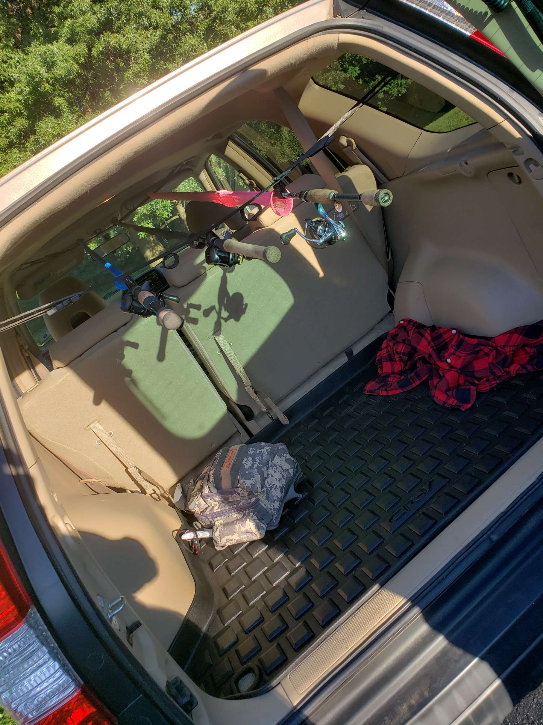 Best option for rod storage inside your car? - Fishing Rods, Reels, Line,  and Knots - Bass Fishing Forums