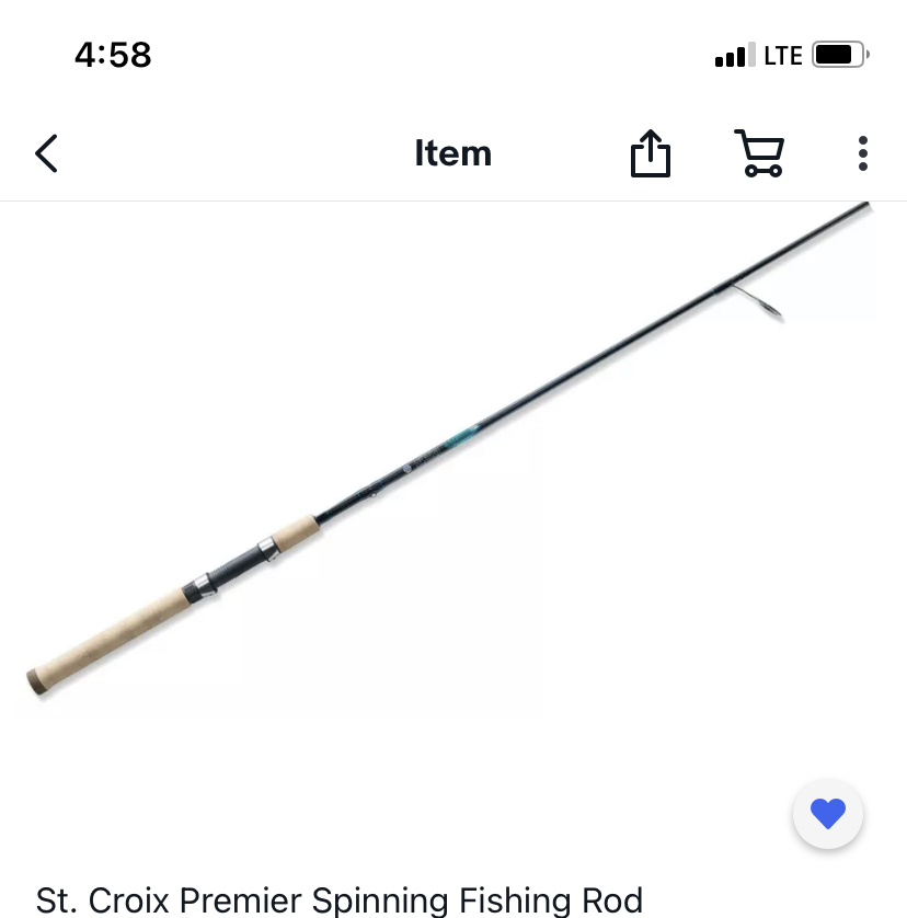 New St.croix premier showed up - Fishing Rods, Reels, Line, and