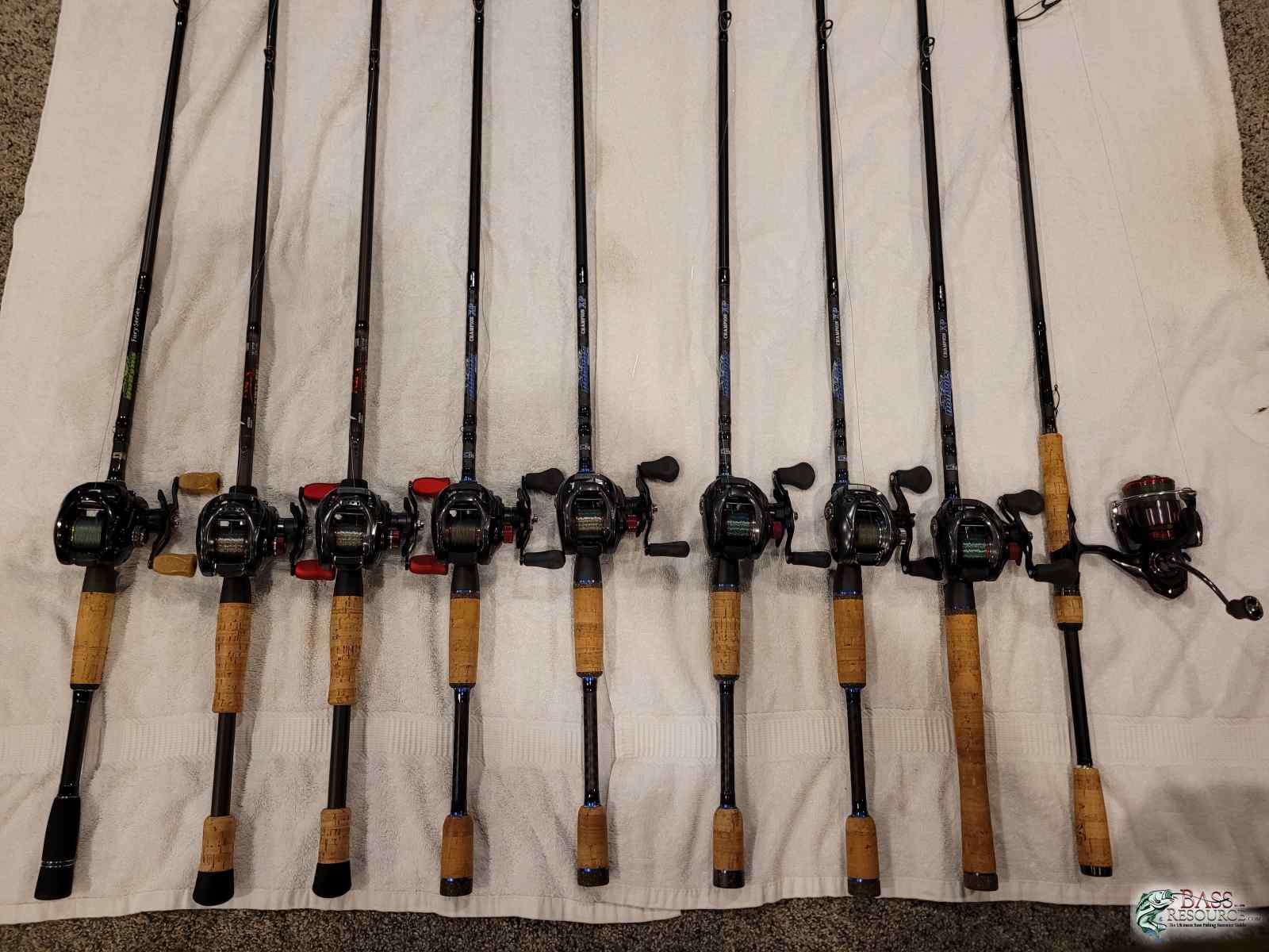 Current reel lineup - Fishing Rods, Reels, Line, and Knots - Bass Fishing  Forums