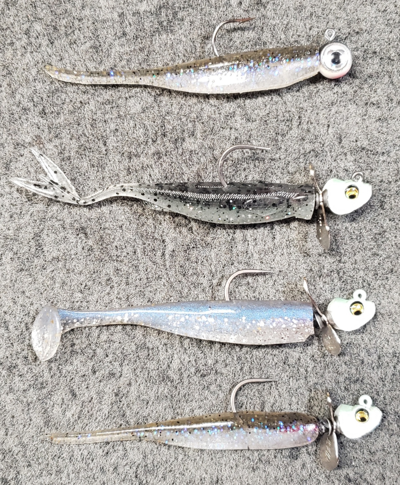 How much do Keitech swimbaits and lures weight?