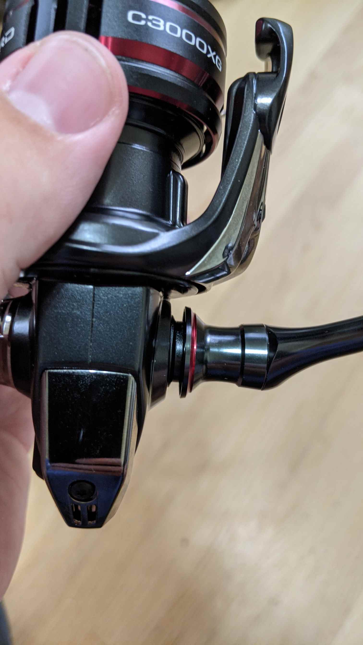 Vanford handle gap? - Fishing Rods, Reels, Line, and Knots - Bass Fishing  Forums