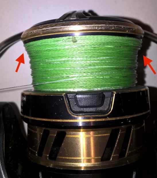 Uneven Spooling on Spinning Reel - Fishing Rods, Reels, Line, and Knots -  Bass Fishing Forums