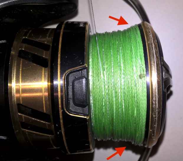 Uneven Spooling on Spinning Reel - Fishing Rods, Reels, Line, and