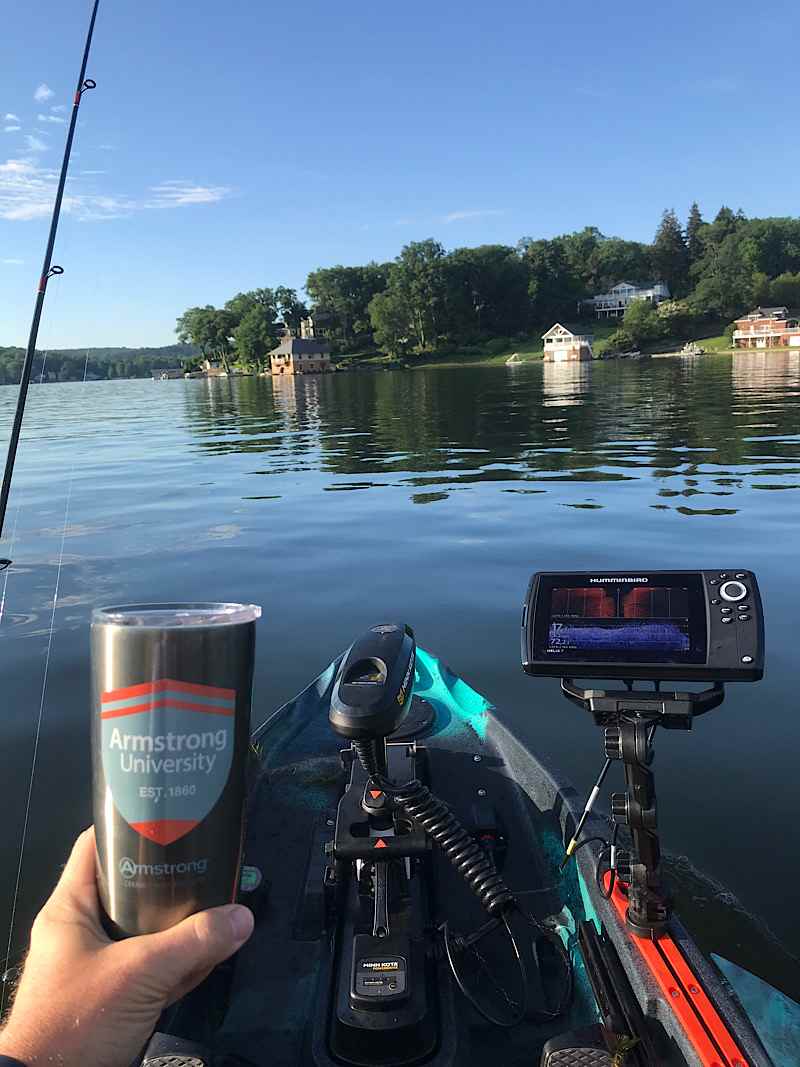 For you kayak folks, do you mount your fish finder on the left or right  side? - Marine Electronics - Bass Fishing Forums