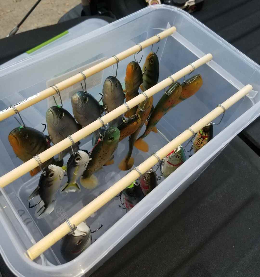 DIY Large Swimbait Storage System - Fishing Tackle - Bass Fishing