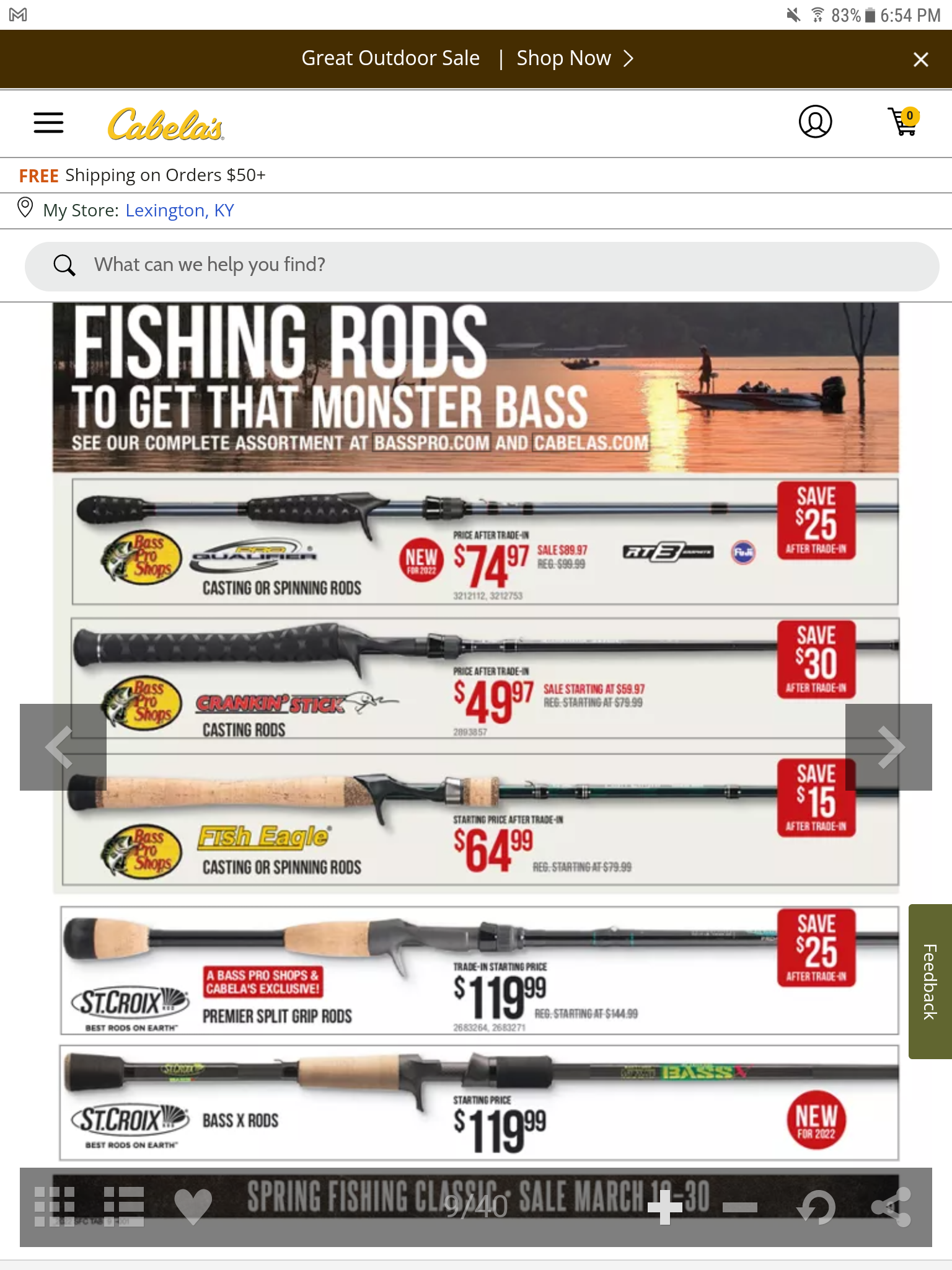 BPS Spring Sale - Cranking Stick - Fishing Rods, Reels, Line, and Knots - Bass  Fishing Forums