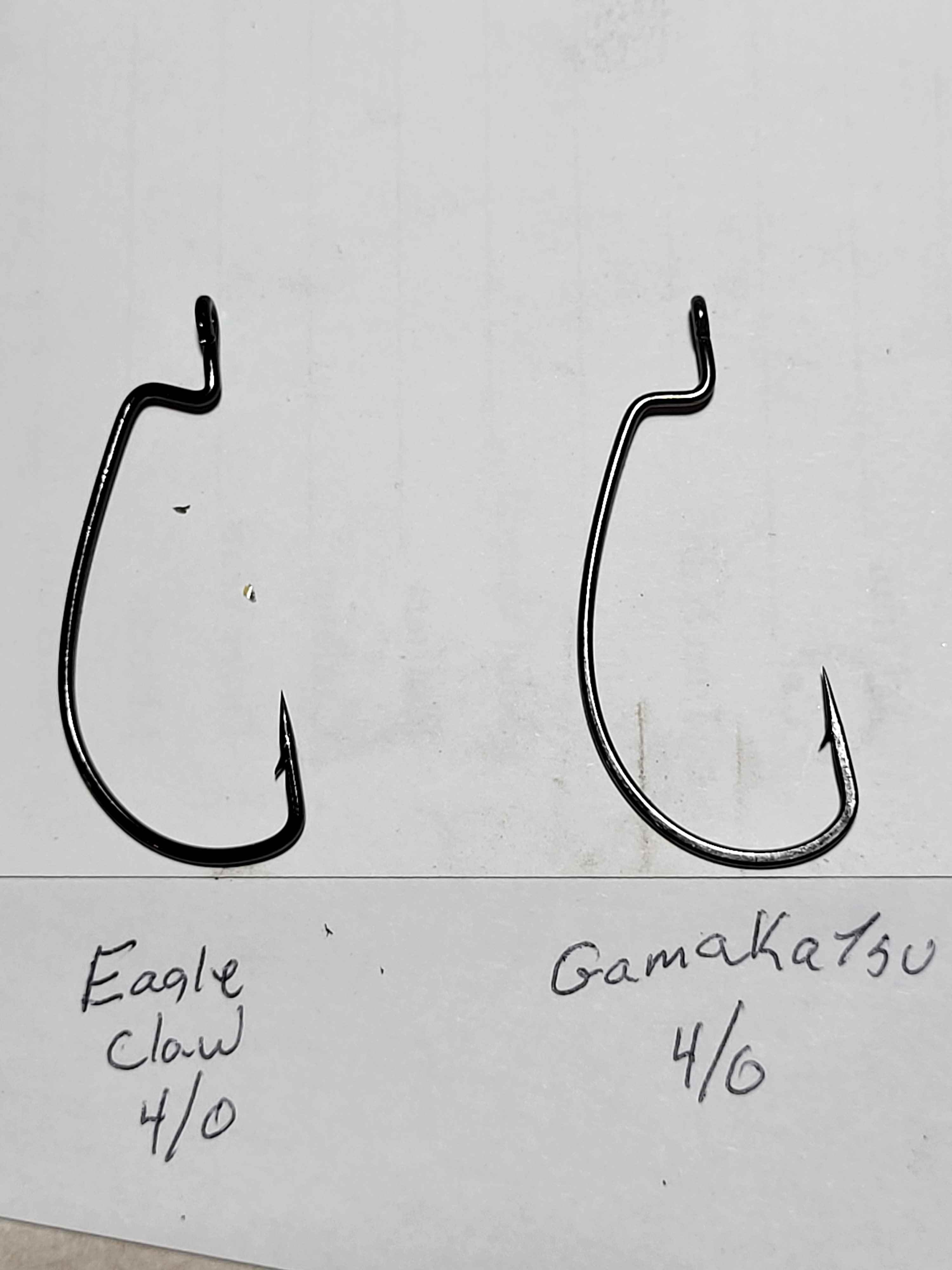 Eagle Claw wide gap worm hooks - Fishing Flea Market - Bass