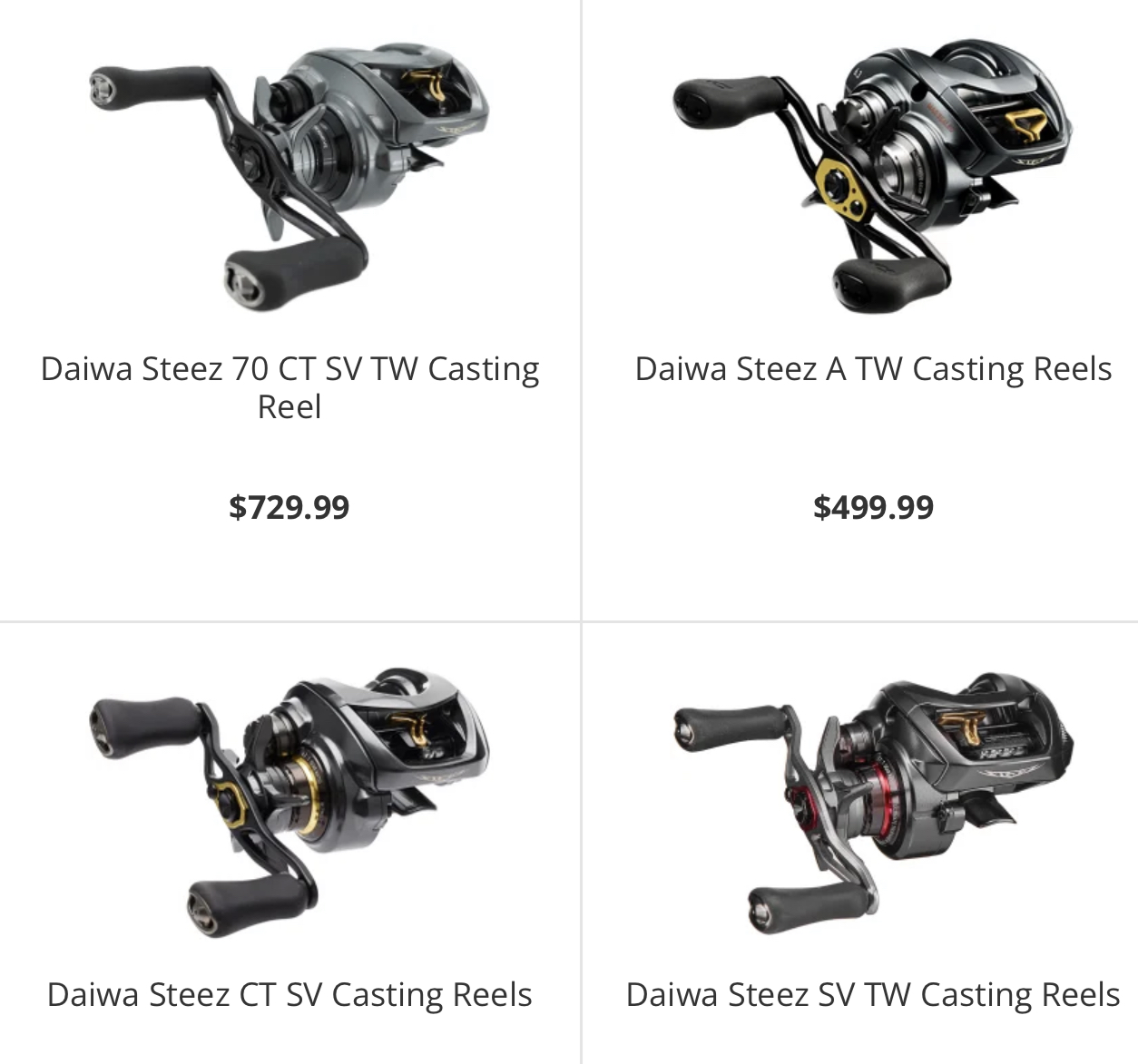 Various Steez Reels - Fishing Rods, Reels, Line, and Knots - Bass Fishing  Forums