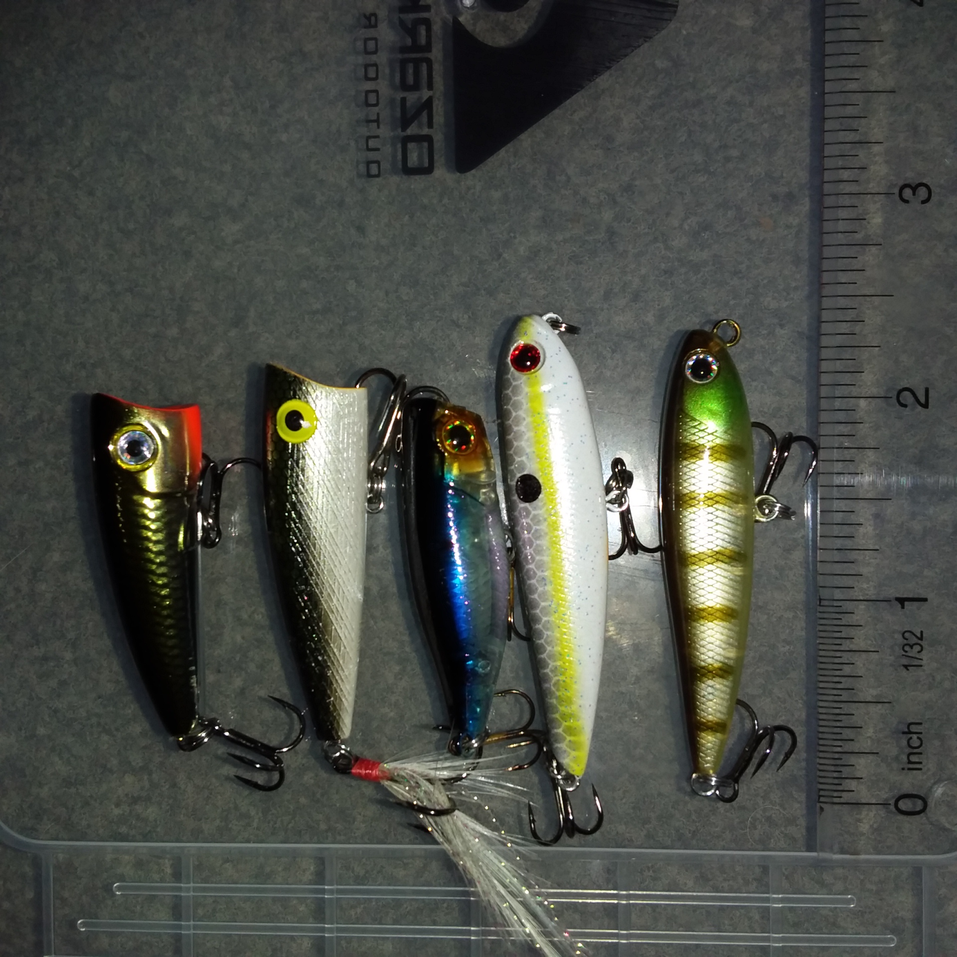 LOT OF 4 ULTRALIGHT LURES BY REBEL, RAPALA AND TWO OTHER