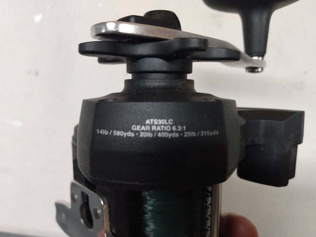 Shakespeare ATS trolling reel size 30 with line counter and clicker spooled  w/mono - Fishing Flea Market - Bass Fishing Forums