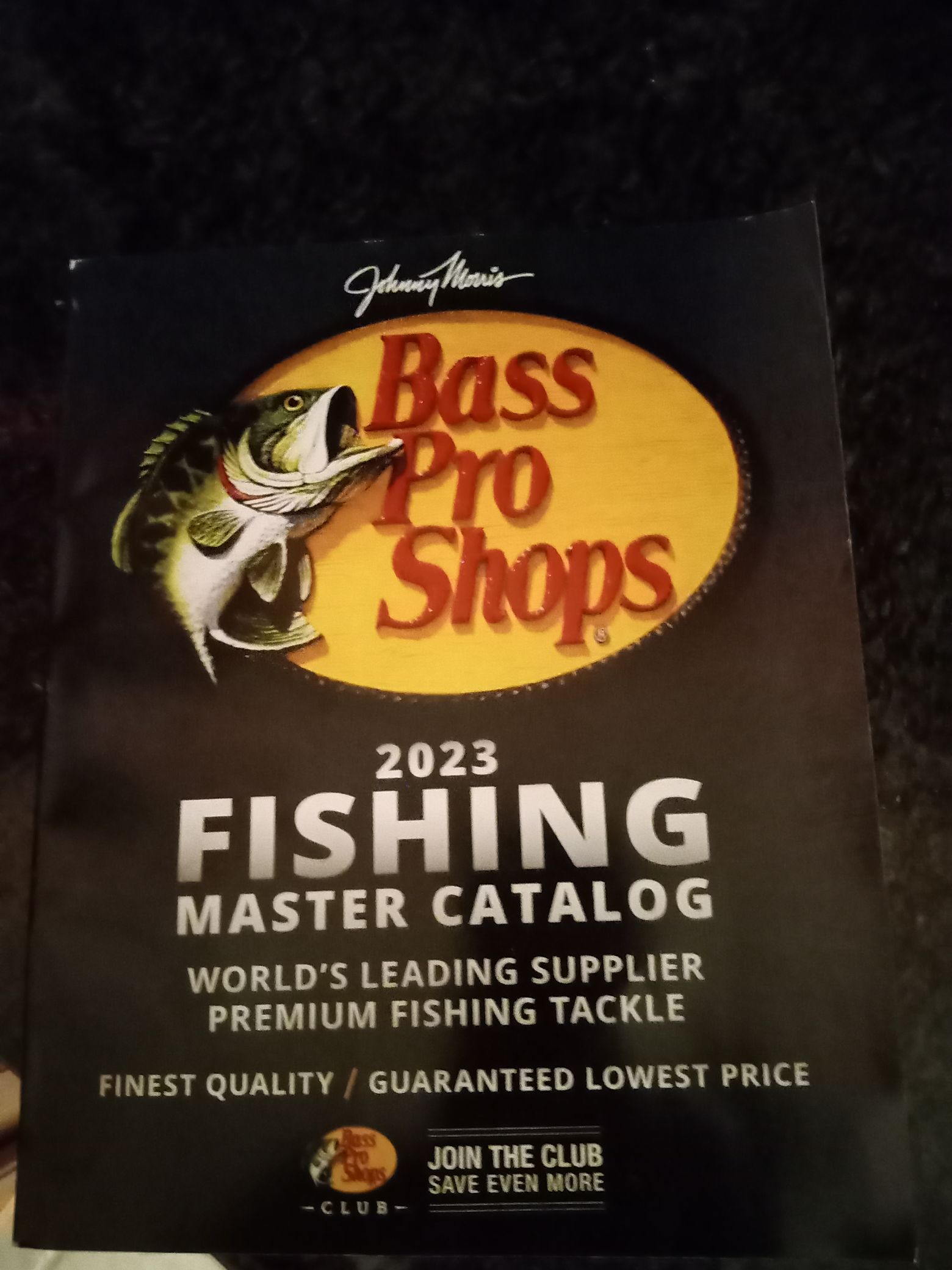 BASS PRO SHOPS FISHING TACKLE LURES EQUIPMENT ADVERTISING LOGO