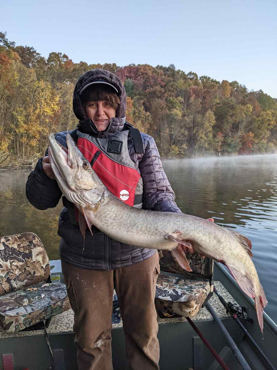 Lost rod, disrespectful fish, bent out hooks. Oh yeah, and a musky