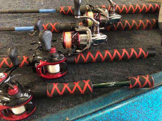WOER Fishing Rod Heat Shrink Wrap, 30mm, RED