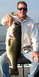 Spoons and crankbaits produce lunker bass when big schools are feeding actively.