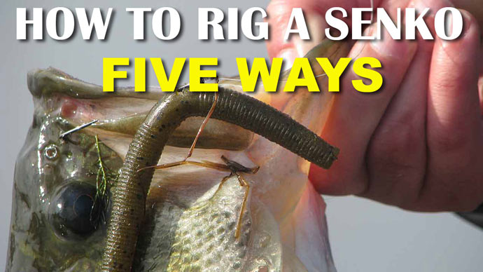 How To Rig and Fish A WEIGHTLESS SENKO For BASS! 