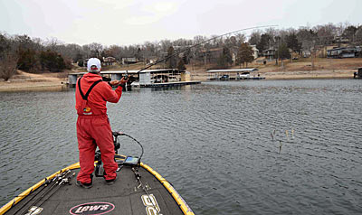 The Alabama rig produces best for Missouri guide Pete Wenners throughout the winter when bass are in deep water.