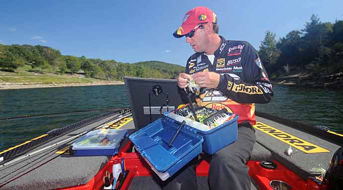 Boat Organization with Kevin Van Dam  The Ultimate Bass Fishing Resource  Guide® LLC