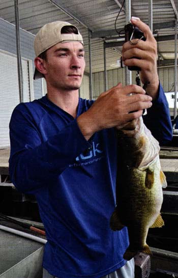 Fundamental data during evaluation is weighing fish.