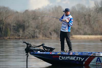 Lake Guntersville is a popular tournament venue, from small local events to large professional events, but it continues to produce bass despite the fishing pressure.
