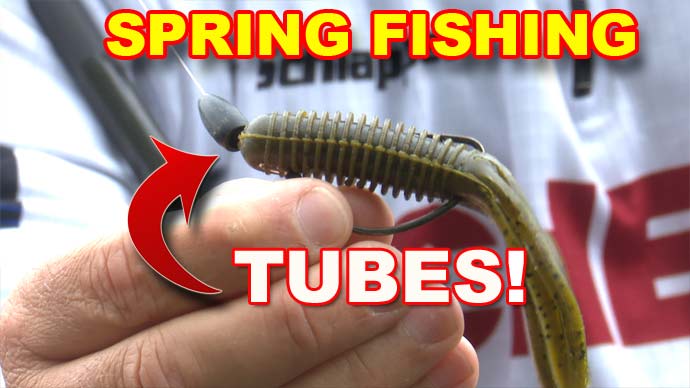 Tube fishing spring