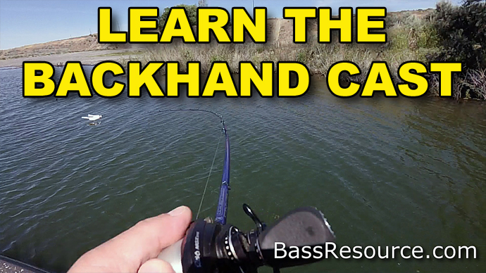 How To Do A Backhand Cast With A Baitcaster, Video