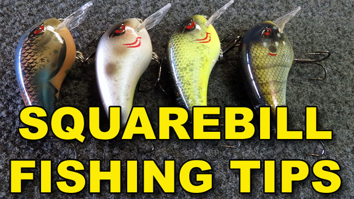 How To Fish Squarebill Crankbaits for Bigger Bass - Line, Rod, Retrieves, Video