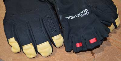 Proper dress is as essential to catching bass in cold water as selecting the best lure. Keep your hands warm using two sets of gloves — a fingerless pair while fishing and a full-fingered pair for running between spots. Photo by Pete M. Anderson