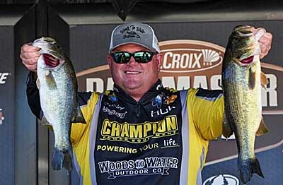 Post-spawn bass have a reputation for being hard to catch. Bassmaster Opens EQ angler Shane Lineberger doesn’t buy it. He created a four-prong approach for finding and catching them. Photo courtesy of BASS \ Andy Crawford