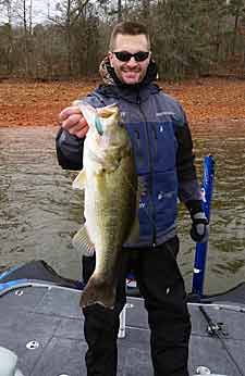 Randy with a 5-pounder caught on Lake Hartwell
