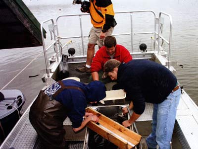 Electrofishing is a great way to establish the status of a fishery.