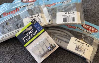 Ned Rig baits now come in many different styles, and there are excellent jigheads from several brands.