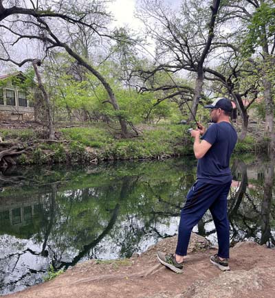 Fishing from the bank is as simple as it gets, and even if you own a boat, it's a fun way to target bass.