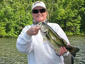 Bass fishing with expensive lures