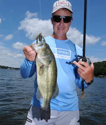 MLF competitor Roger Fitzpatrick catches bass from five structure targets throughout the summer. 
